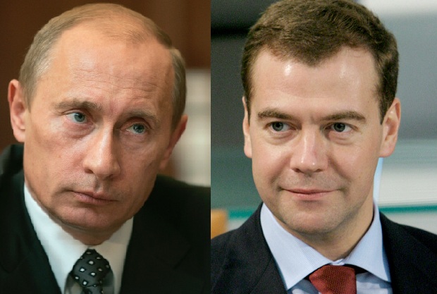 Тандем: Владимир Путин и Дмитрий Медведев